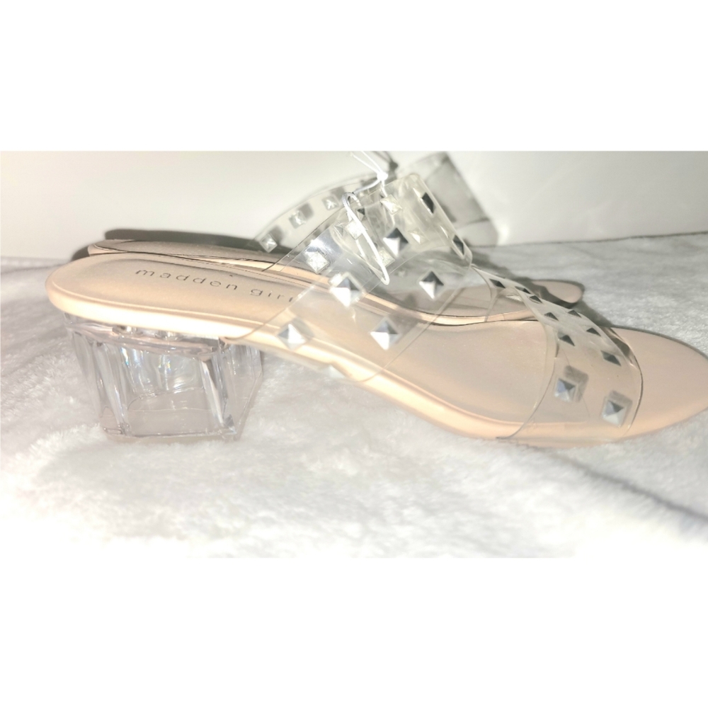 Sale! Madden Girl Studded Low Block Heel